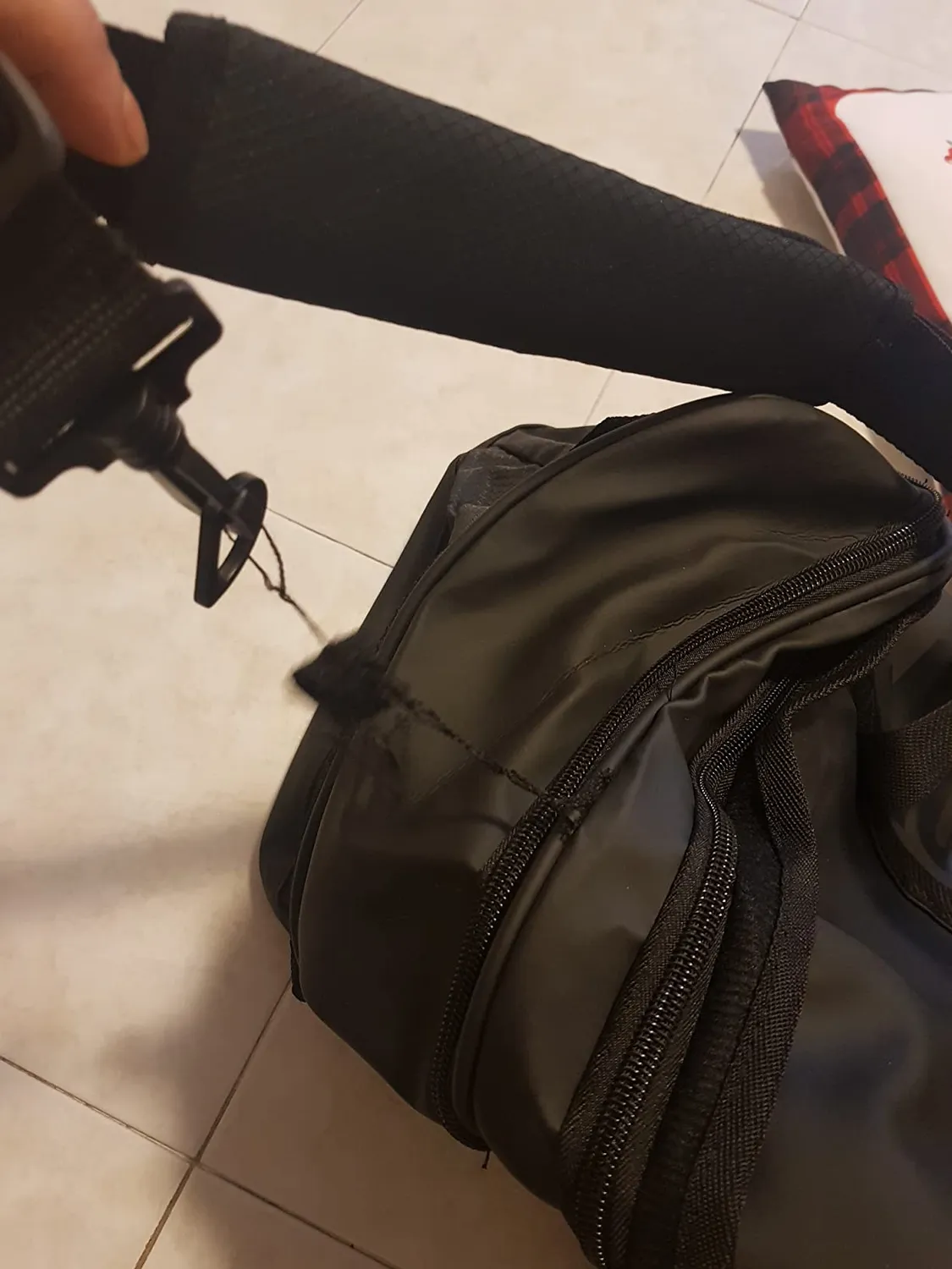 Leone 1947 Black Edition Borsa Zaino Nero da Palestra