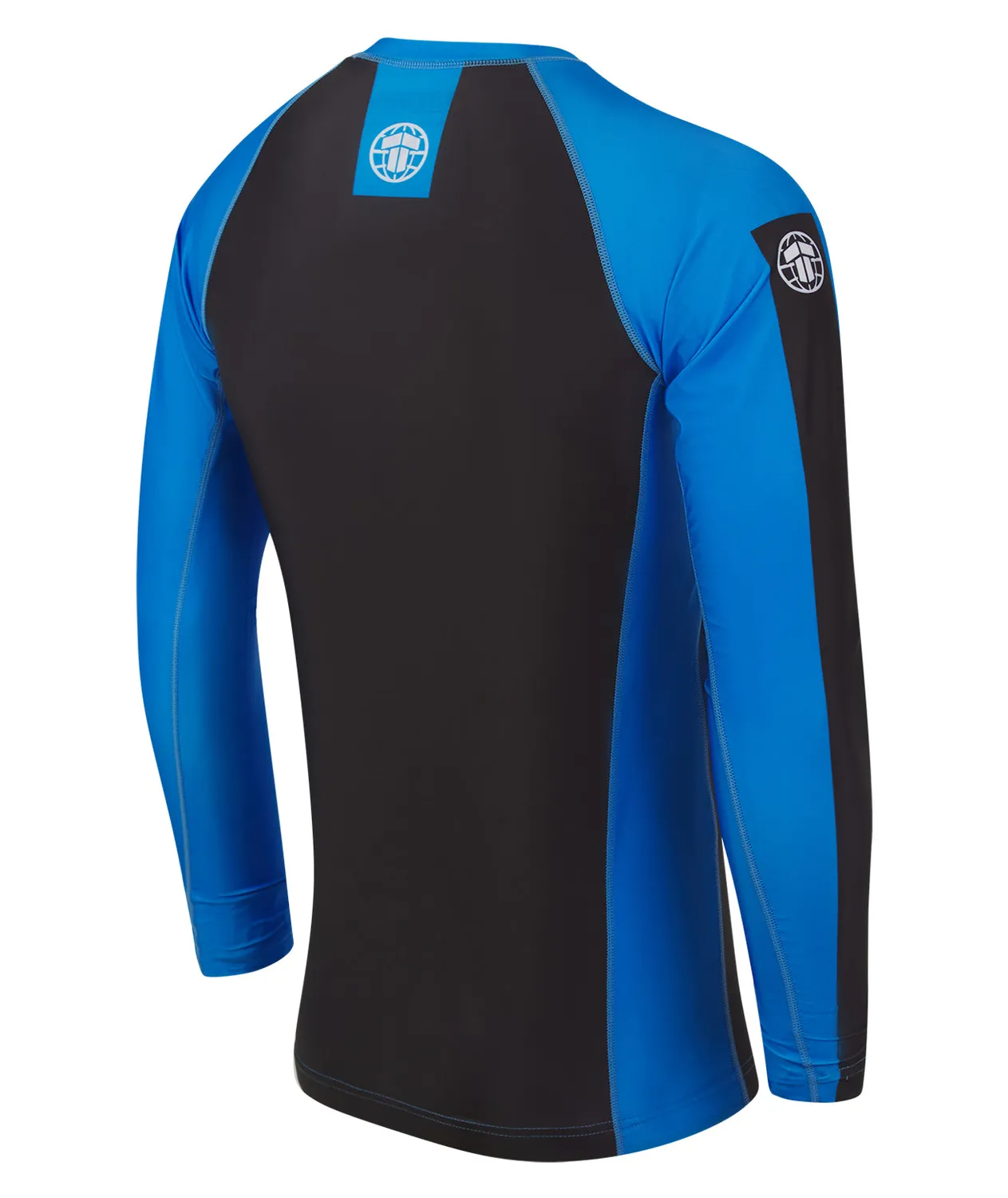 Tatami IBJJF Ranked rash guard blu manica lunga