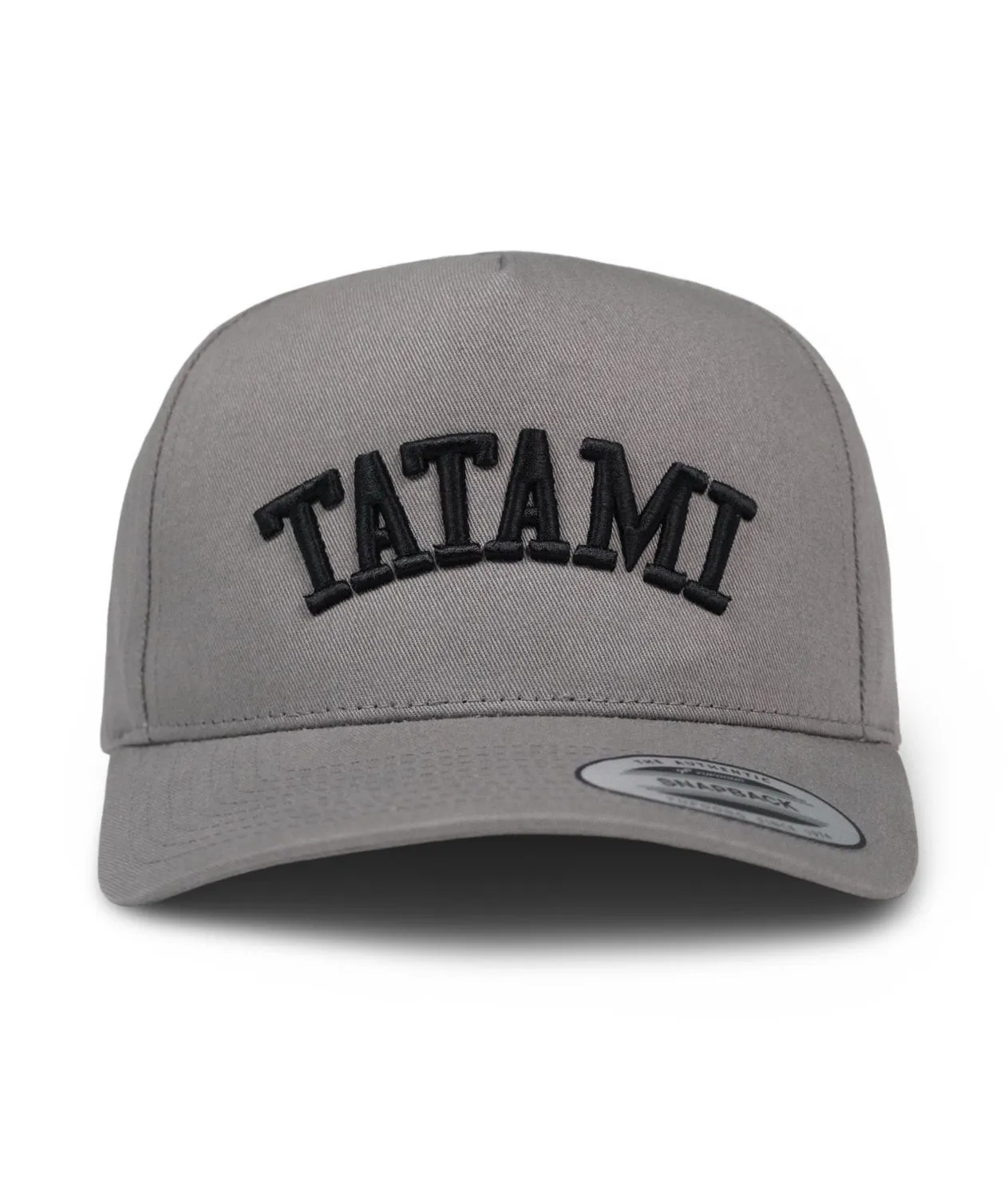 Tatami Embroidered Snapback cappellino grigio cotone