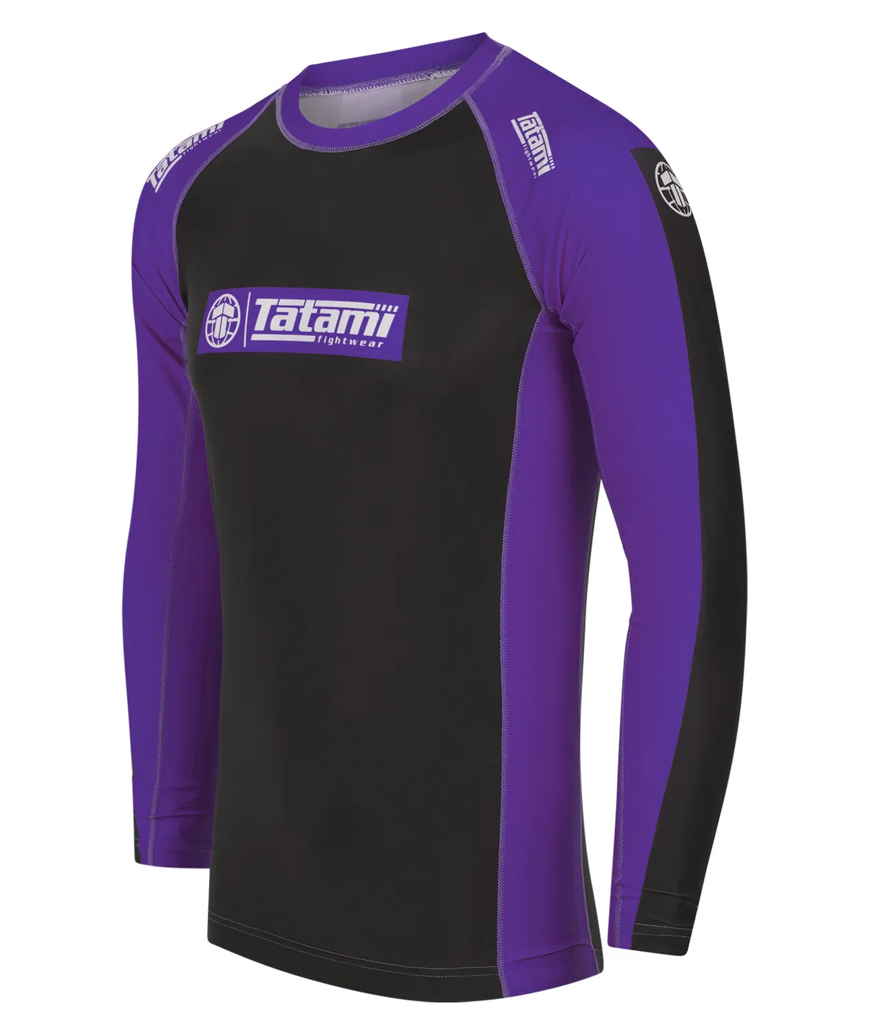 Tatami Fightwear Ranked Rash Guard Viola Manica Lunga IBJJF