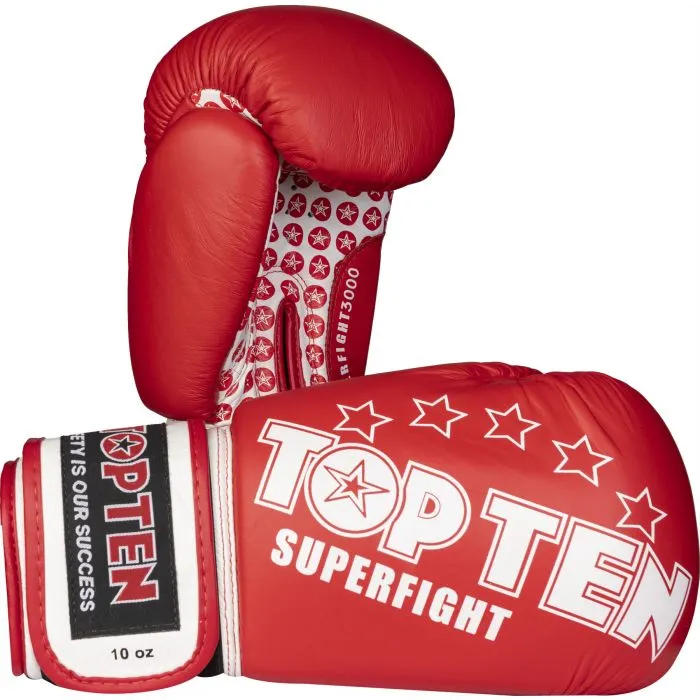 TOP TEN Superfight 3000 guanti boxe pelle bovina
