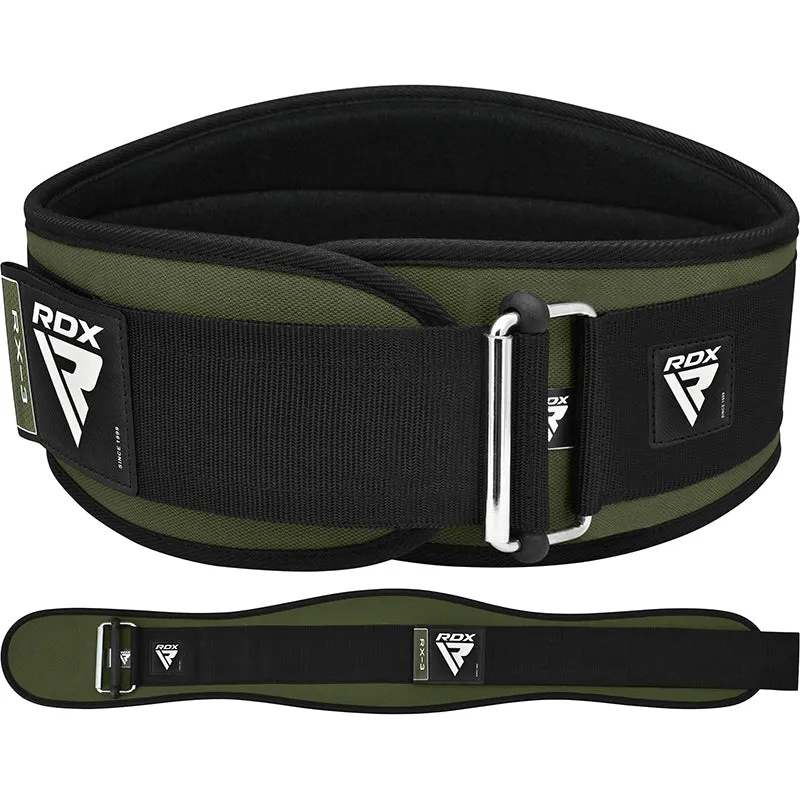 RDX X3 6.5 pollici cintura palestra neoprene nera