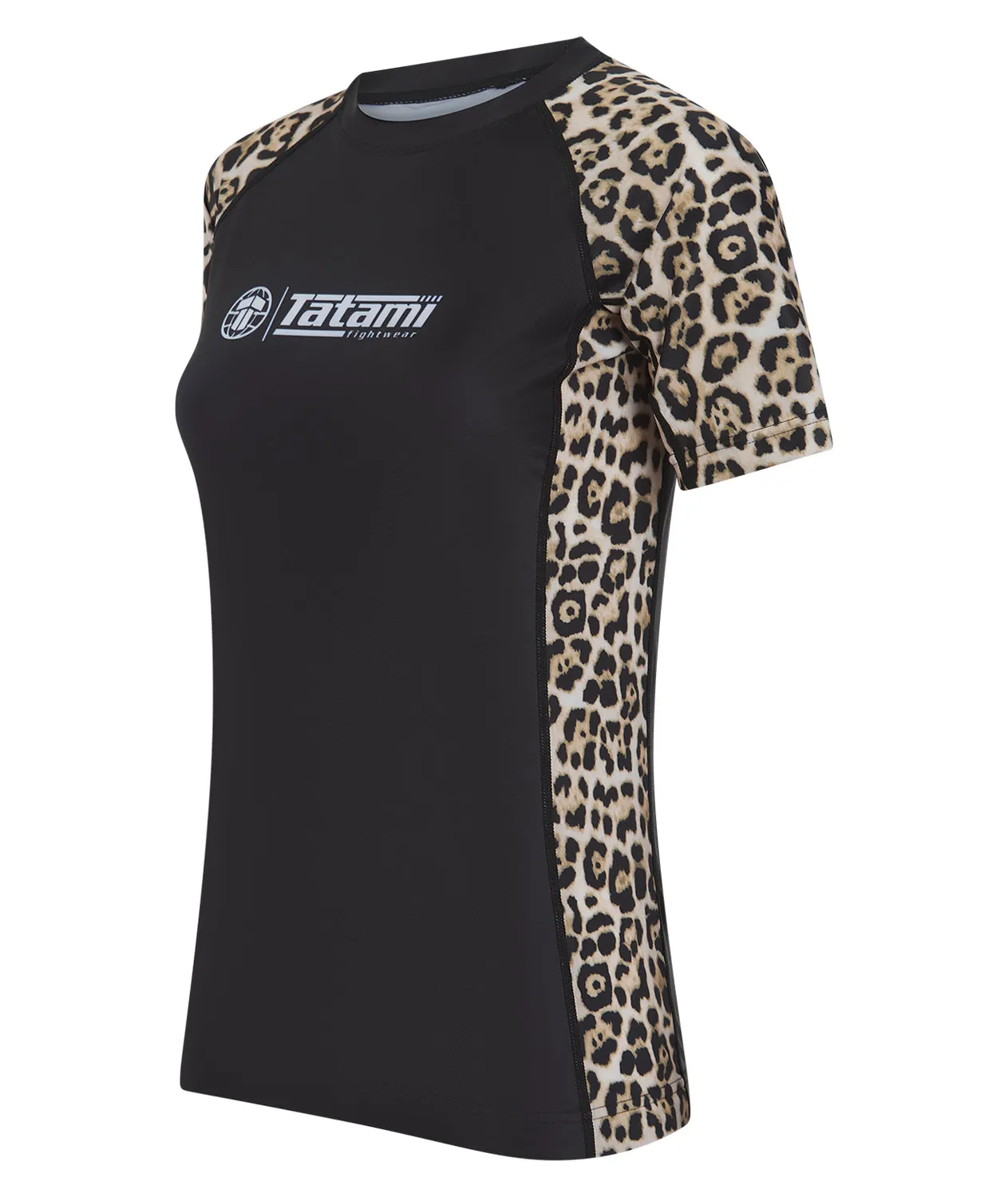 Tatami Ladies Recharged rash guard donna leopardato manica corta