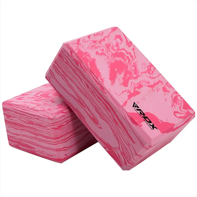 RDX Blocco Yoga EVA Singolo Rosa 23 cm Antiscivolo