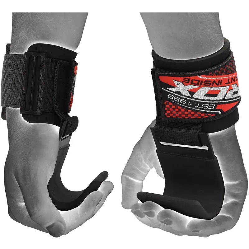 RDX W5 ganci sollevamento pesi straps con gel