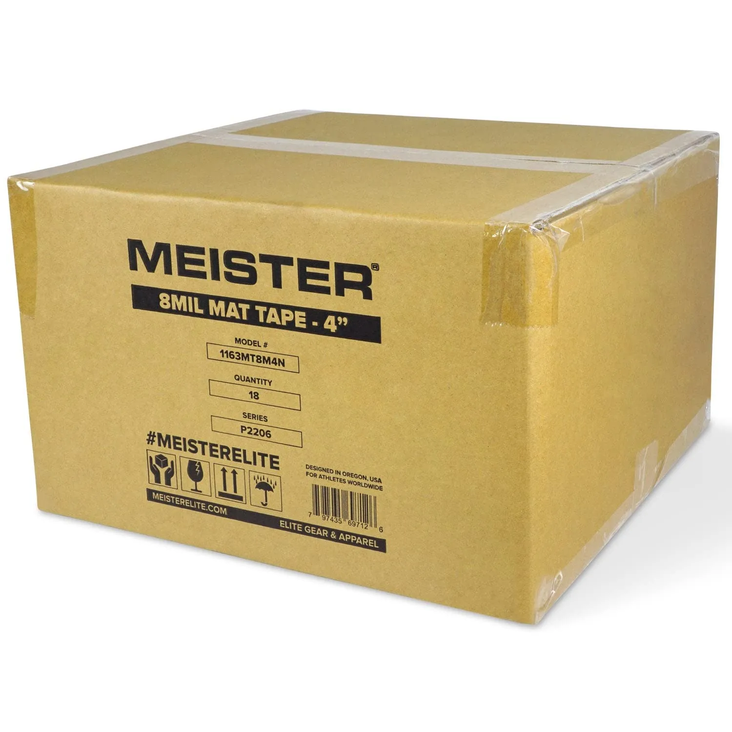 Meister Deluxe nastro per tatami trasparente 10,2cm x 25,6m