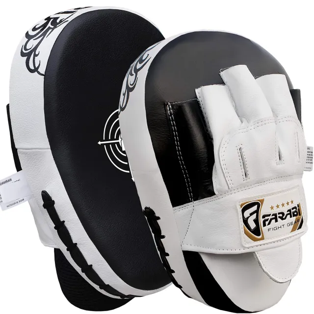 Farabi Sports colpitori curvi pelle boxe coppia