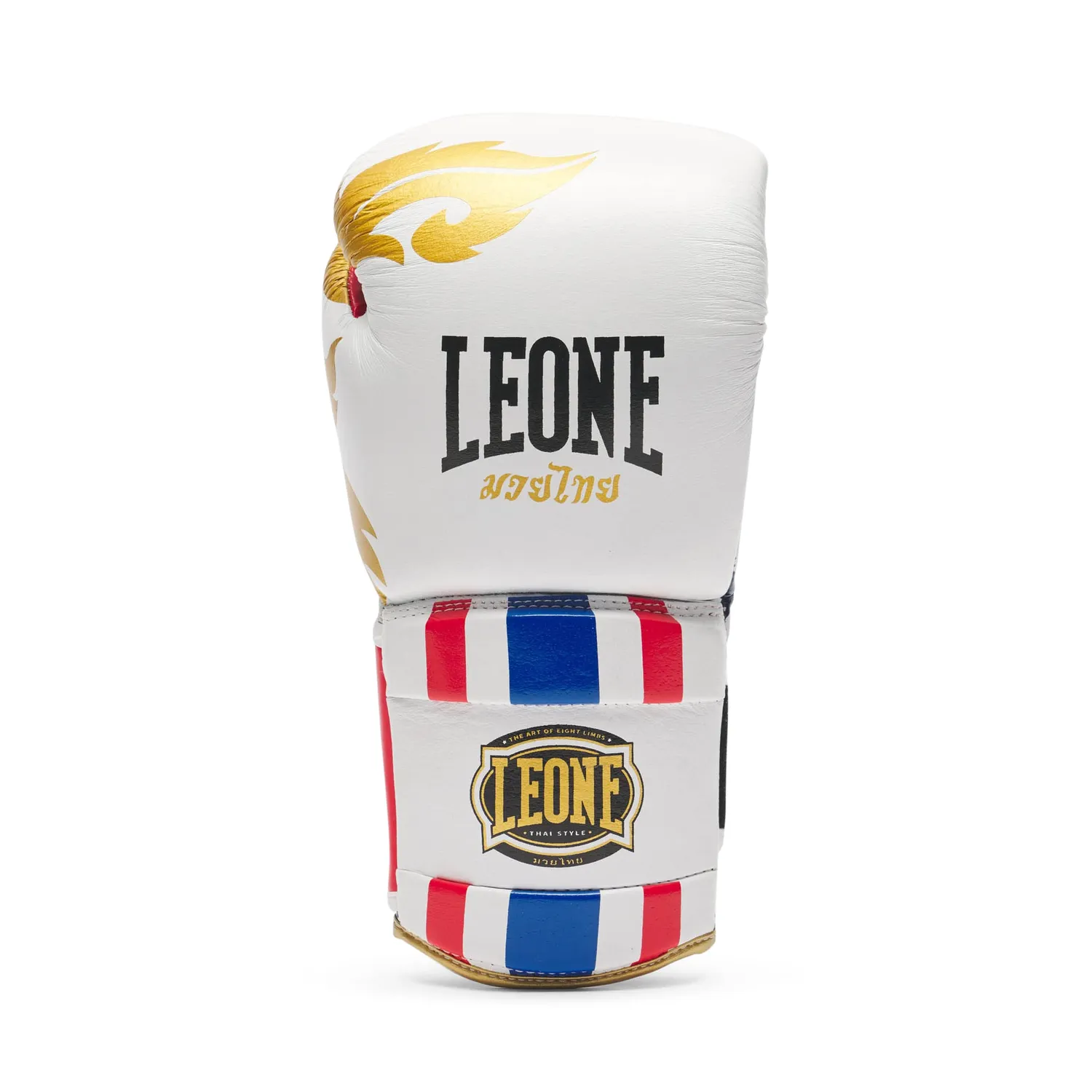 Leone 1947 Thai Style GN114 guanti boxe blu 12 oz pelle
