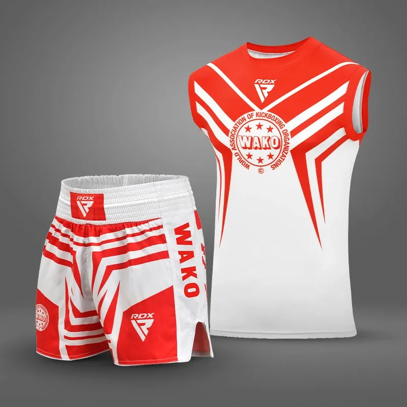 RDX P2 Divisa Kickboxing Kick Light rossa nera