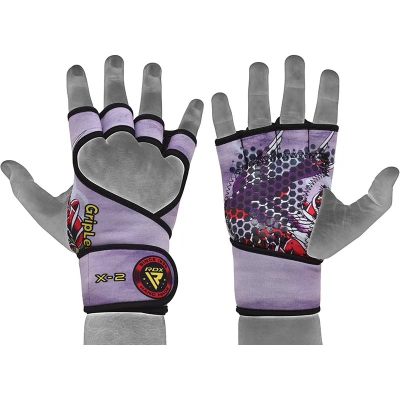 RDX T6 Guanti Palestra Donna Neoprene Presa Silicone