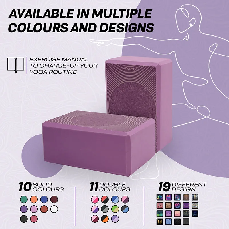 RDX D15 Blocco Yoga EVA Singolo Antiscivolo Stretch