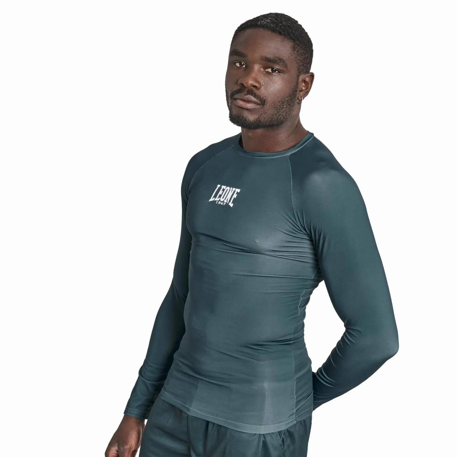 Leone 1947 Classic ABX327 rashguard uomo blu scuro M maniche lunghe