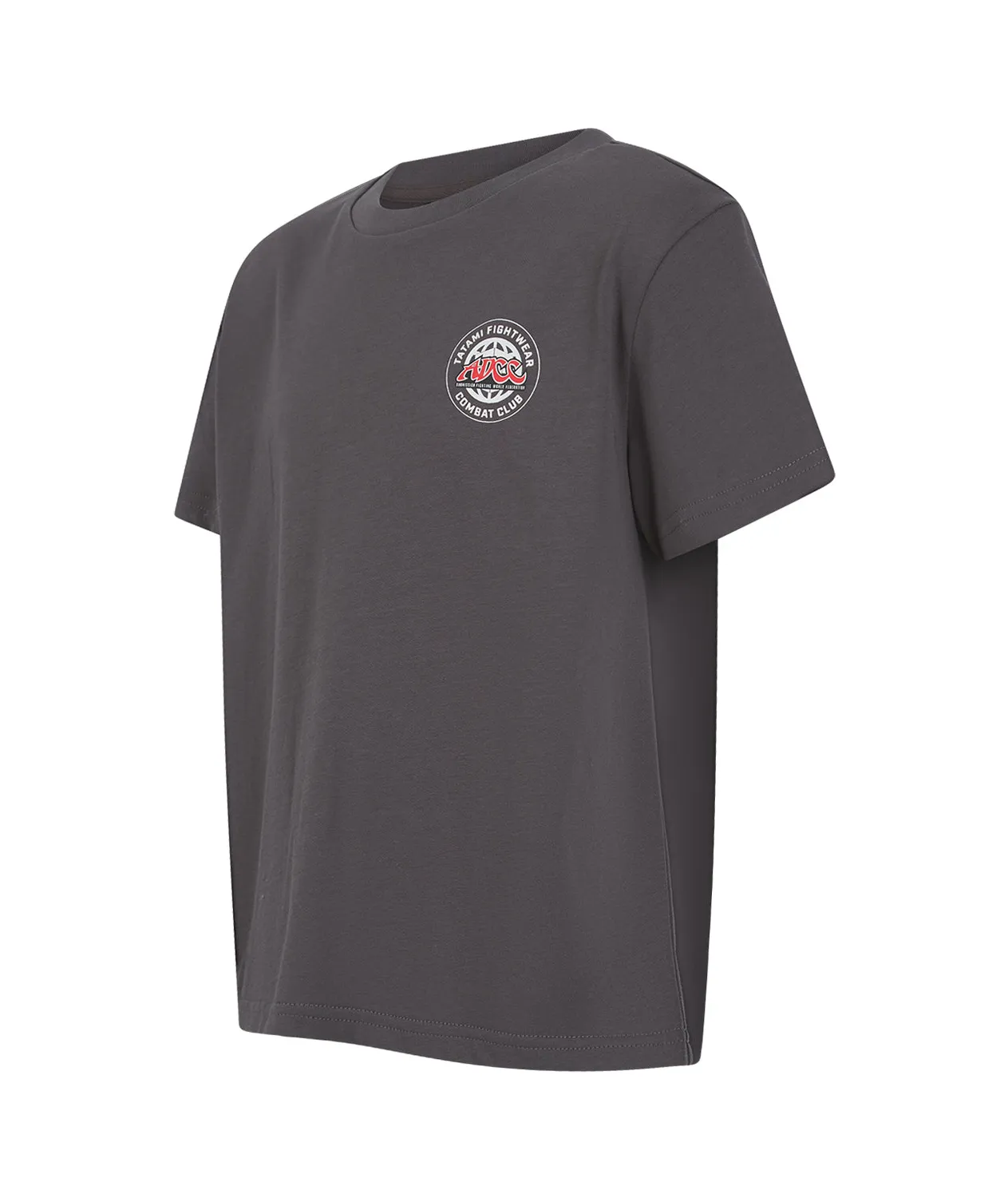 Tatami ADCC Combat Club t-shirt bimbo grigia 7-8 cotone