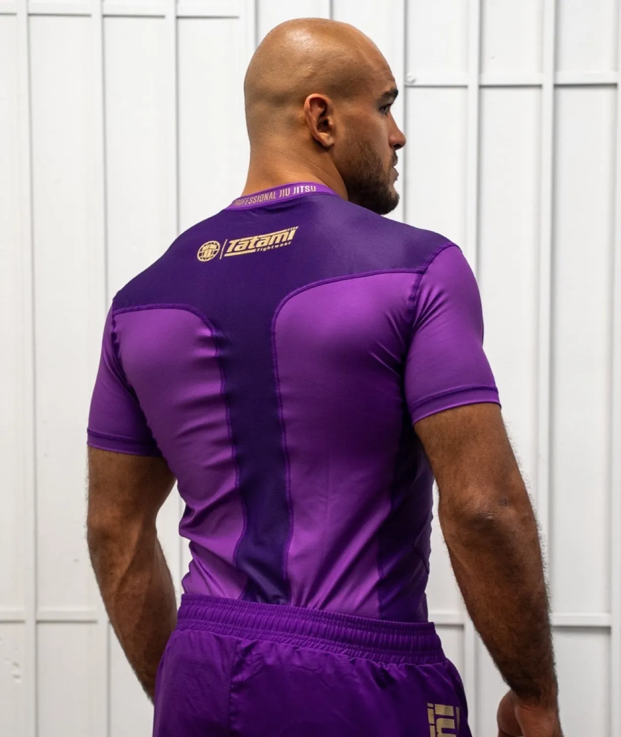 Tatami Pro Rash Guard maniche corte viola