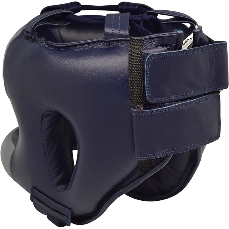 RDX O2 Casco Boxe Sparring Pelle con Paranaso