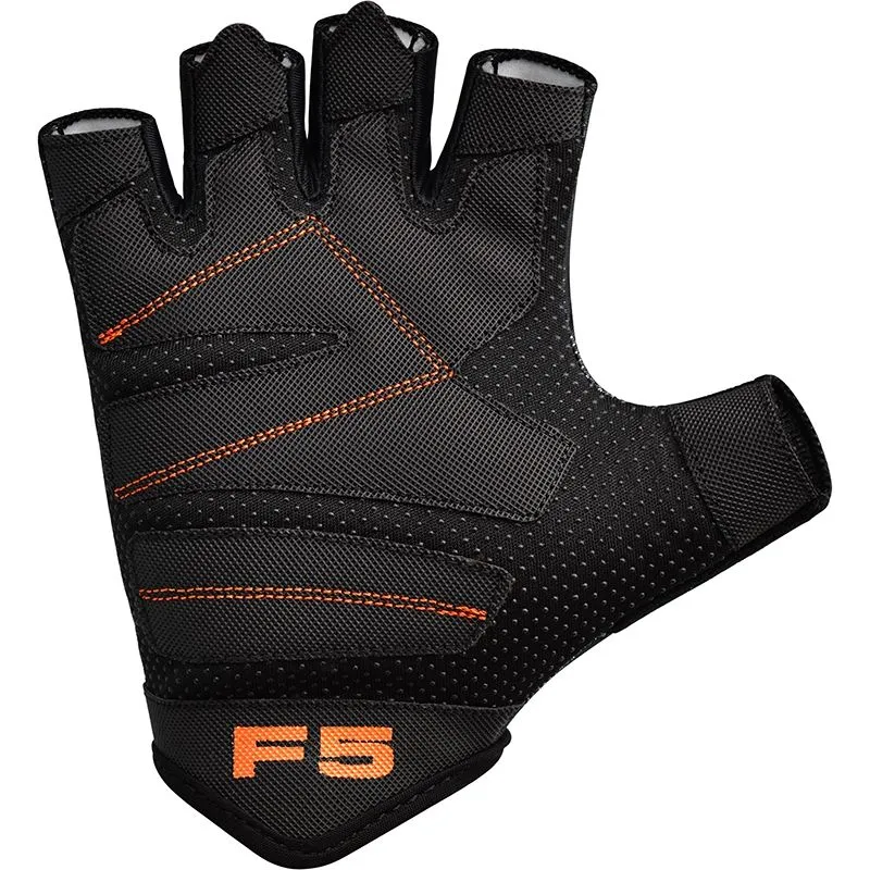 RDX F5 Guanti palestra grip gommato