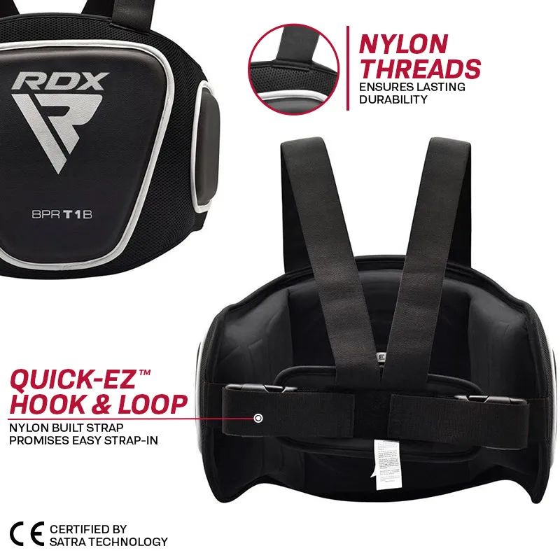 RDX T1 Protettore Pancia Allenatore Boxe Nero S/M
