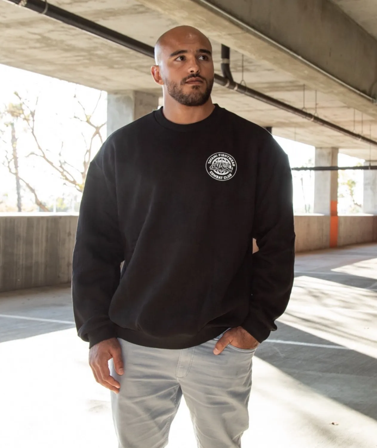 Tatami Fightwear X ADCC Combat Club felpa oversize nera