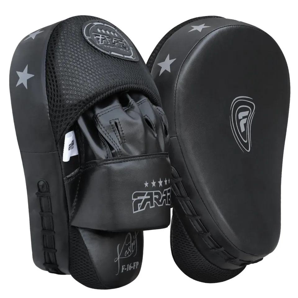 Farabi Sports colpitori curvi da boxe neri