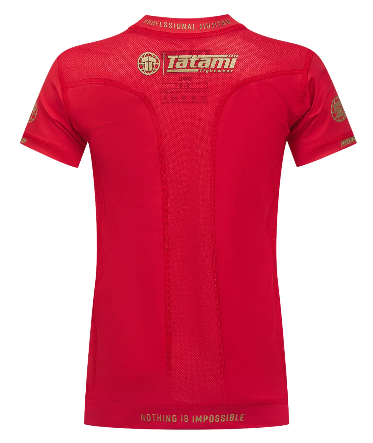 Tatami Pro rash guard bimbi rossa maniche corte