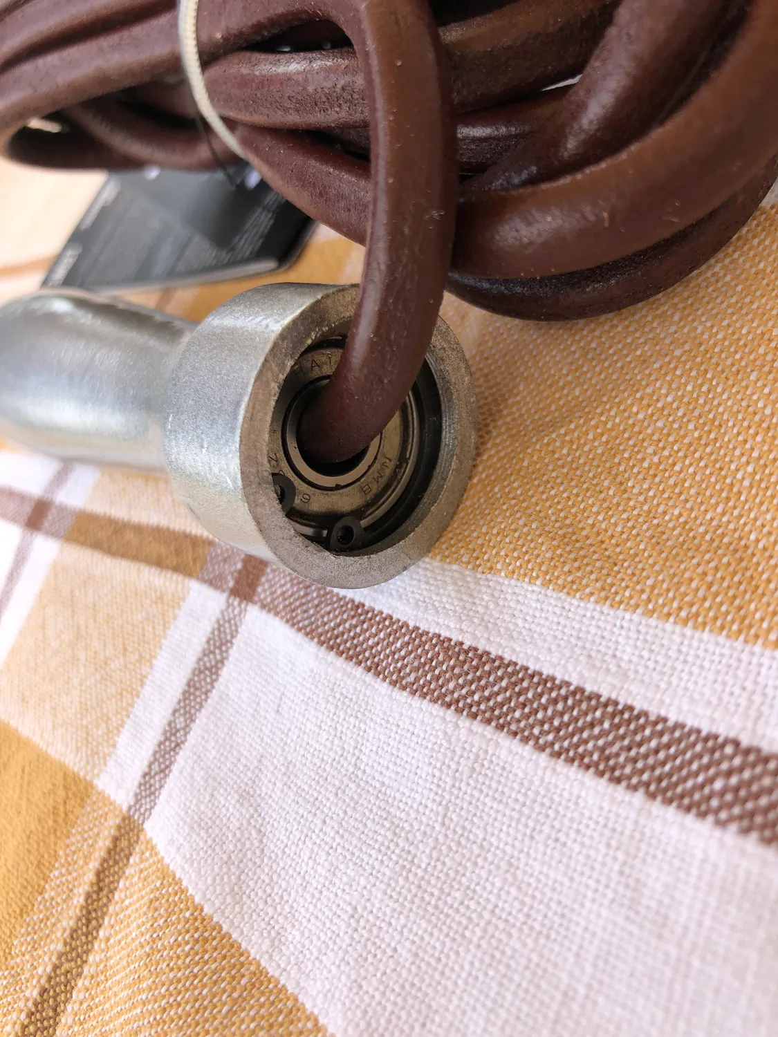 Leone 1947 Pro corda salto cuoio marrone 8 mm