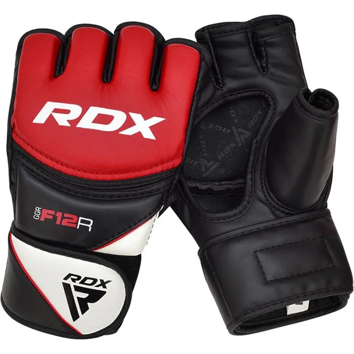 RDX F12 Guanti MMA Neri M Presa Aperta Protezione Nocche