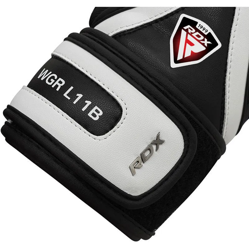 RDX L11 Guanti Palestra Nero Sollevamento Pesi