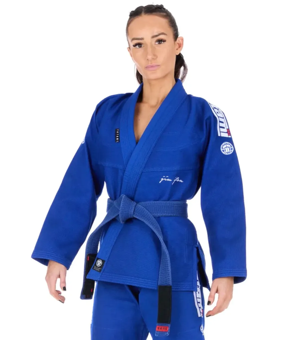 Tatami Elements Superlite Kimono Donna Blu Leggero Cintura Free