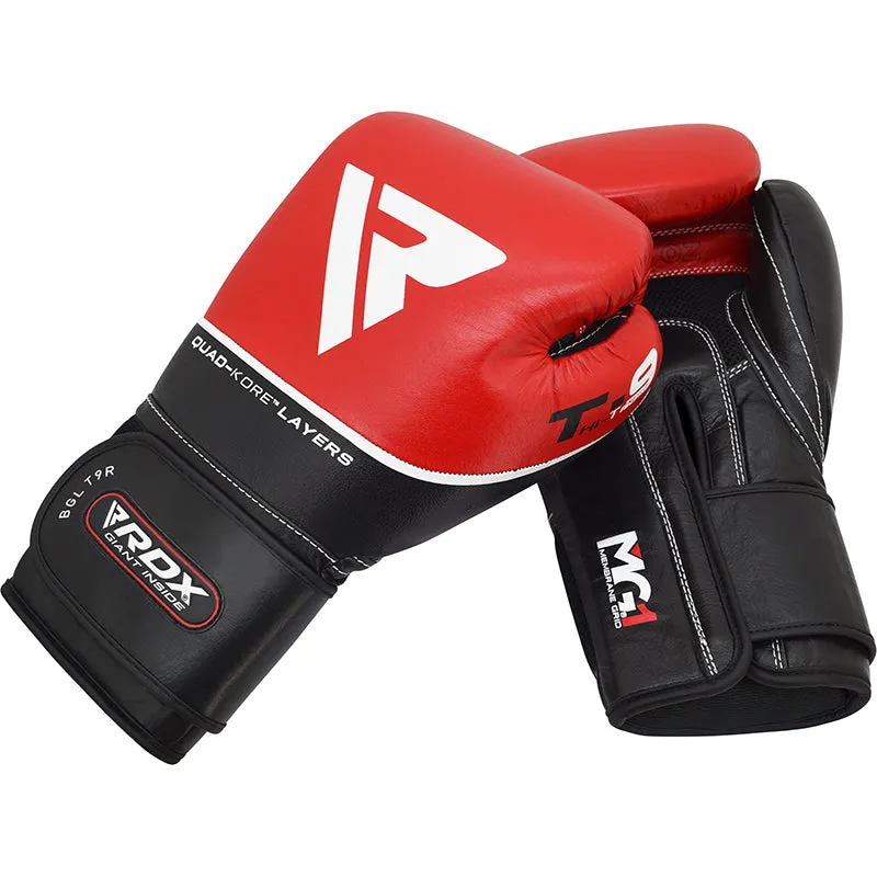 RDX T9 Ace guanti boxe pelle vera protezione polso