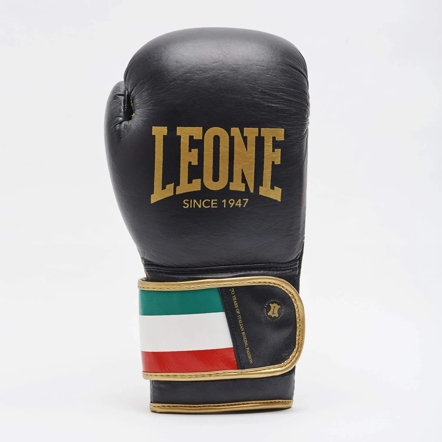 Leone 1947 Italy 47 GN039 guanti boxe nero 10 oz tricolore