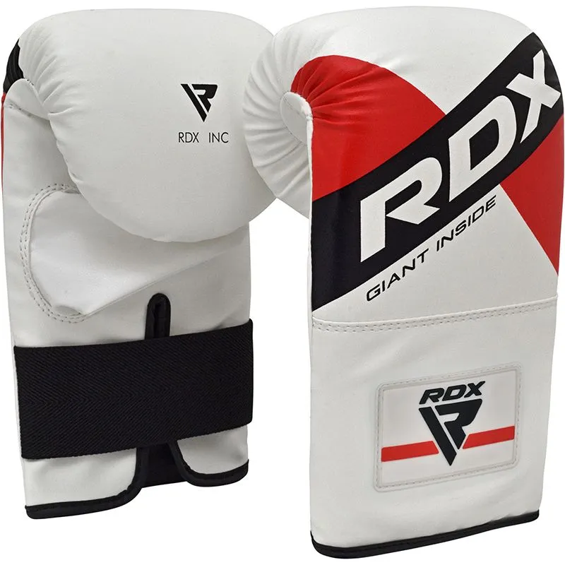 RDX F10 Guantoni Boxe Rossi Bianchi Maya Hide
