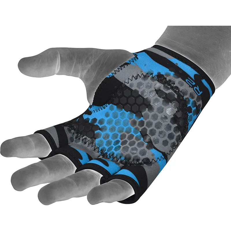 RDX R2 Prese Palestra Pesi Blu S/M Silicone