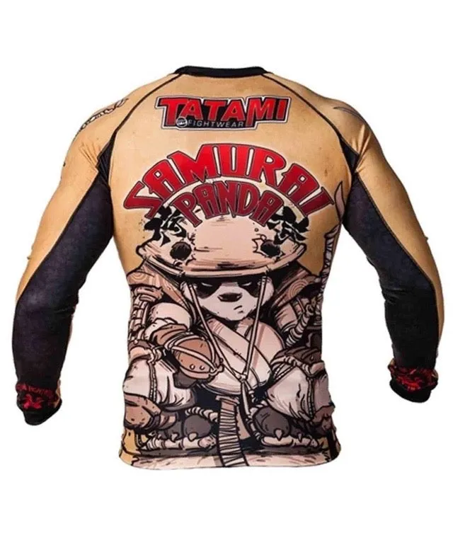 Tatami Samurai Panda rash guard maniche lunghe