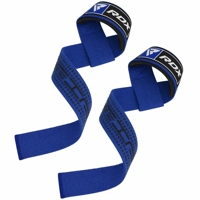 RDX S4 Straps Sollevamento Pesi Nere Cotone