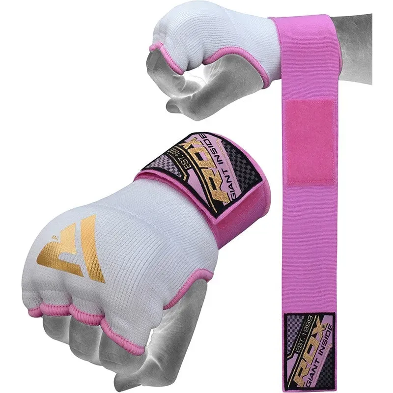 RDX IS sottoguanti donna rosa bianco gel 75cm