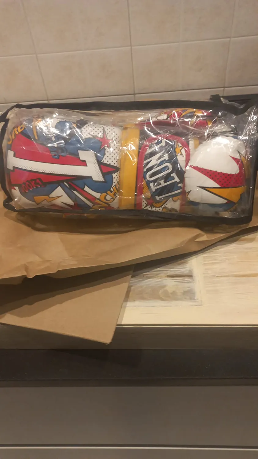 Leone 1947 Hero guanti boxe junior bambino 6 oz neri