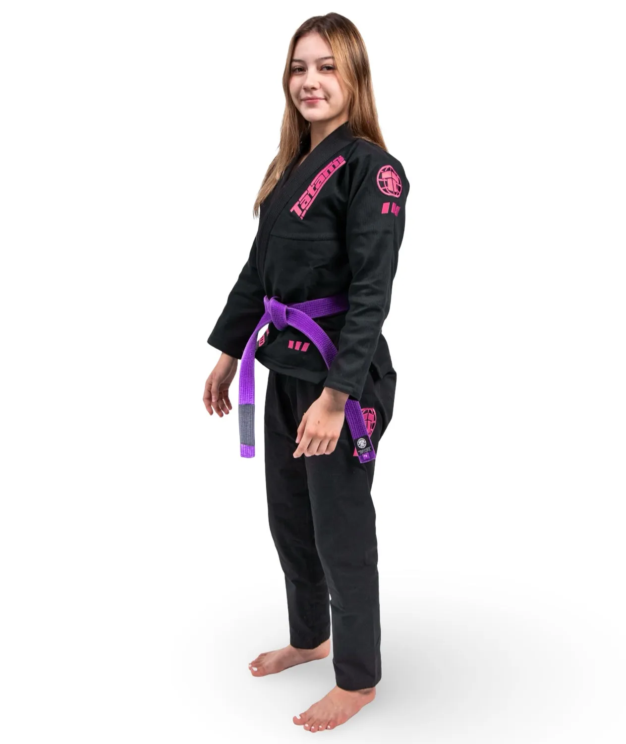 Tatami Fightwear Pro Series kimono donna nero rosa leggero