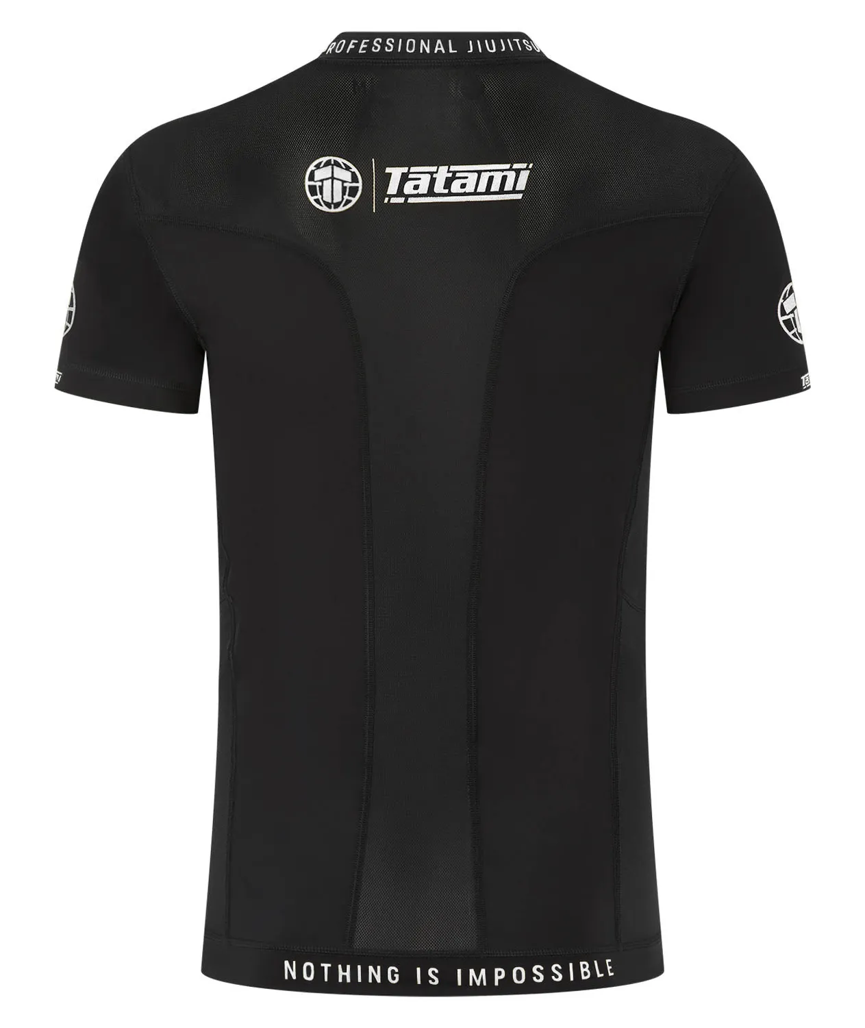 Tatami Pro Rash Guard maniche corte nero argento