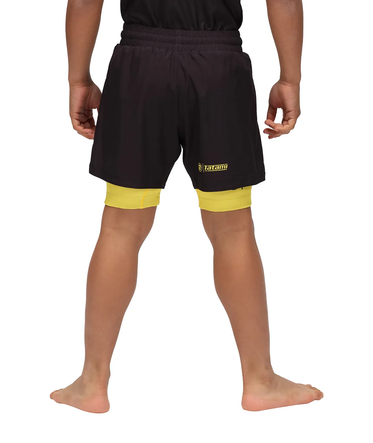 Tatami Fightwear Dual Layer Shorts Bimbo Gialli 2in1