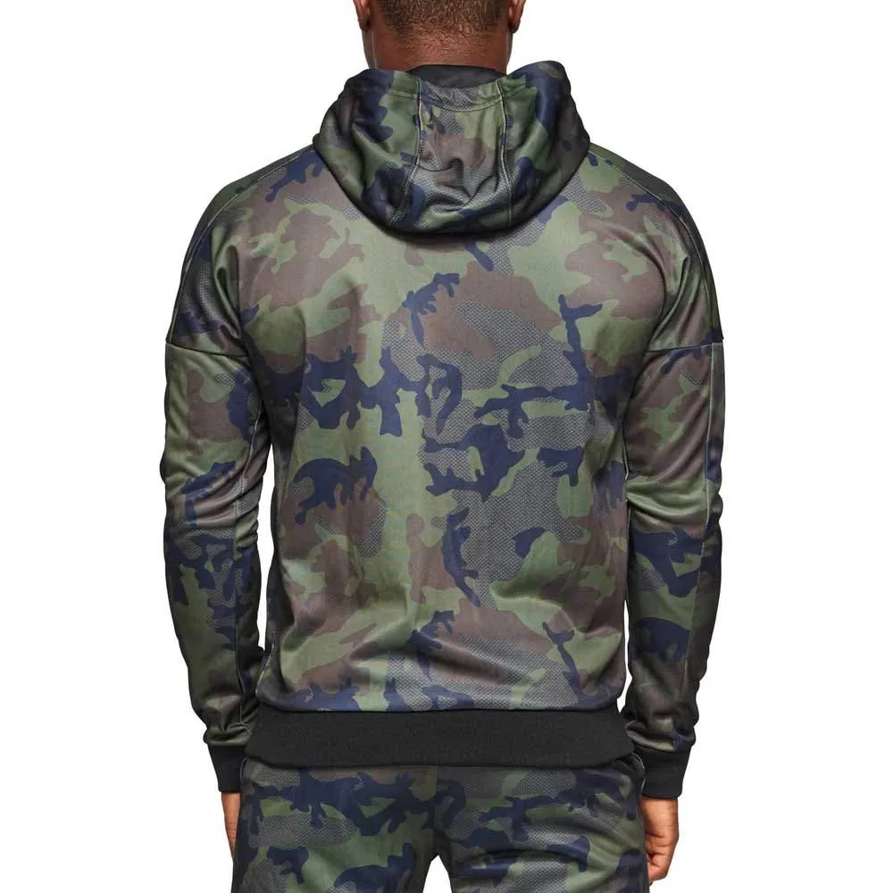 Leone1947 AB302 felpa camo verde L con zip