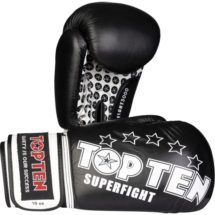 TOP TEN Superfight 3000 guanti boxe pelle bovina