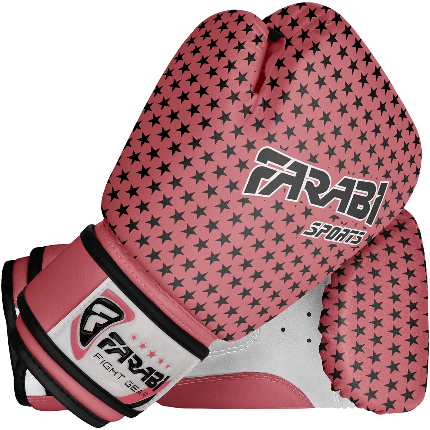 Farabi Pink Star guanti boxe bambino 4 oz rosa