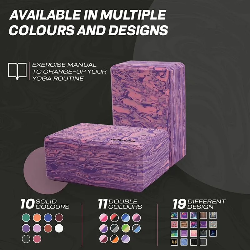 RDX PP Blocco Yoga EVA Singolo Viola