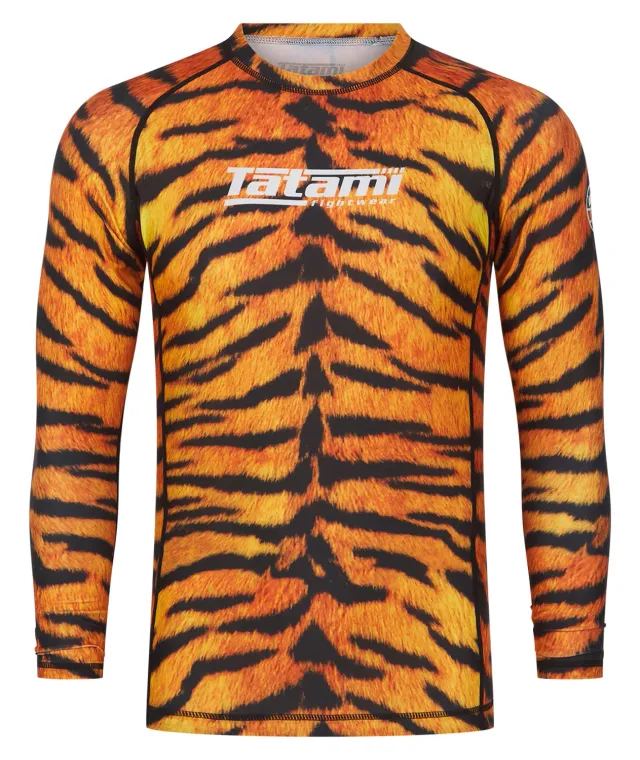 Tatami Fightwear Helena Rash Guard Maniche Lunghe Tiger Uomo