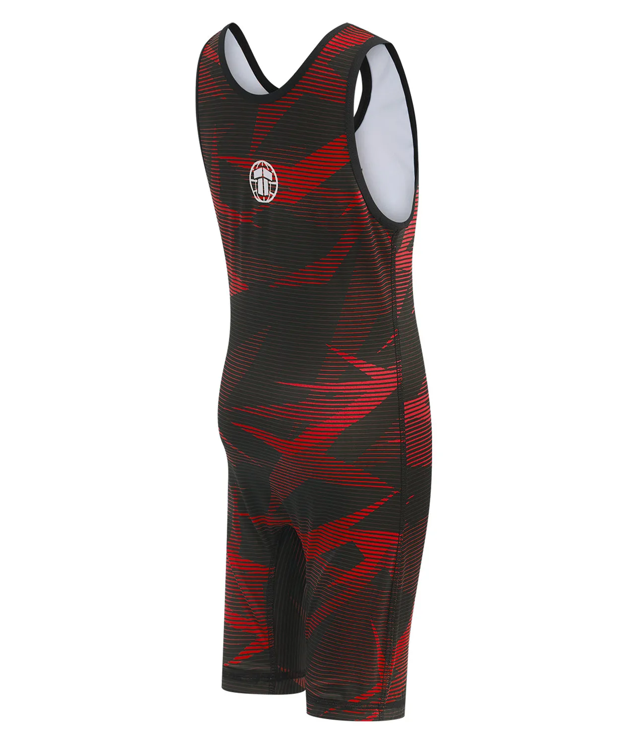 Tatami Fightwear Kids Wrestling singlet lotta bambino rosso elasticizzato
