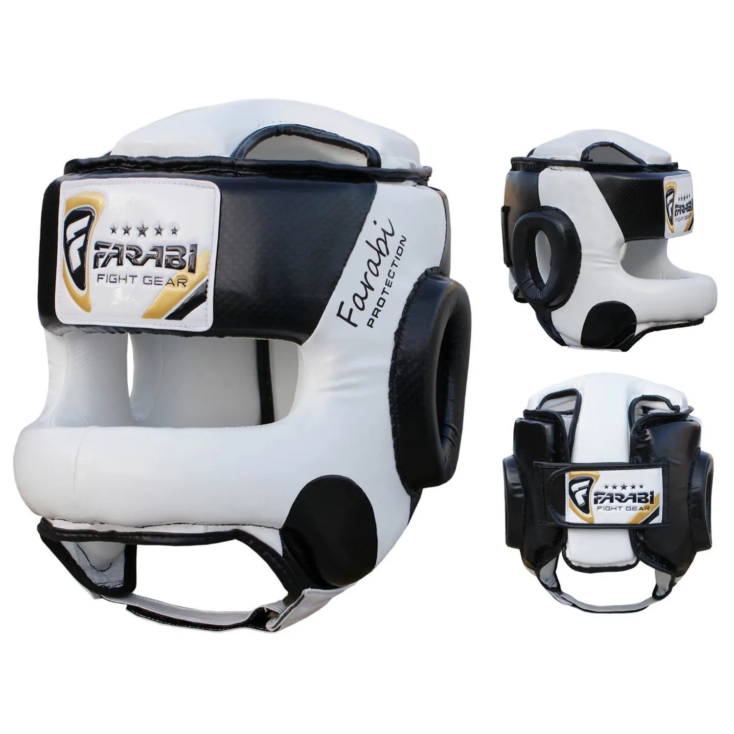 Farabi P-Grill casco boxe con griglia protezione testa