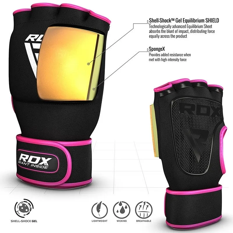 RDX X8 sottoguanti boxe gel rosa protezione nocche