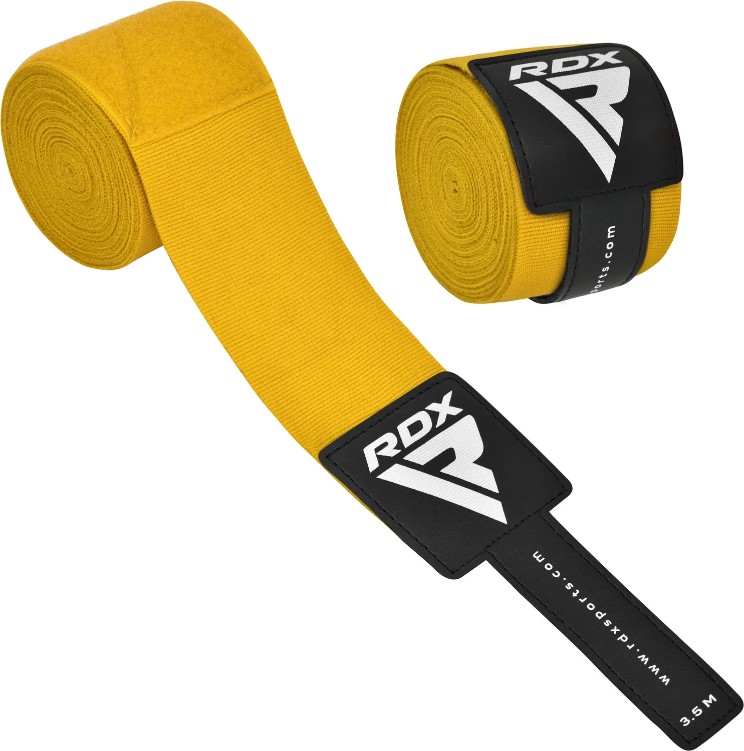 RDX IBA fasce boxe bendaggi mani gialle 4,5 m