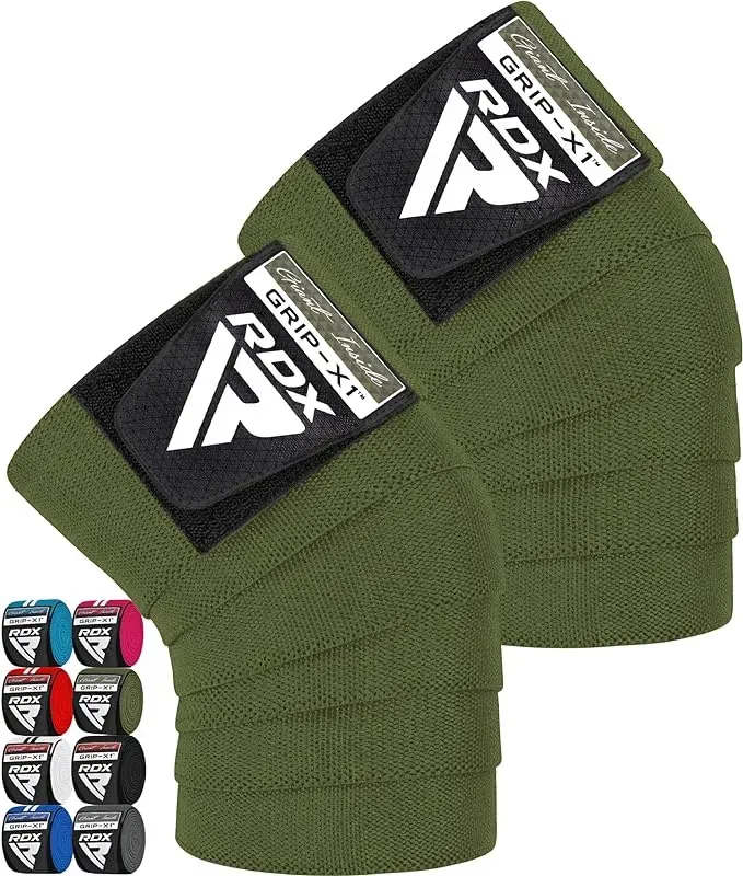 RDX K1 Fasce Ginocchio Powerlifting Elastiche