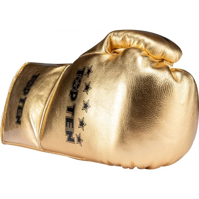 TOP TEN Pro MX guanti da boxe in pelle kickboxing